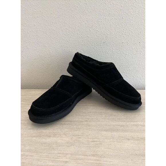 Koolaburra by UGG 1115871 Men's Sz 8 Graisen Slippers BLACK - Picture 1 of 13